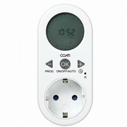 PROGRAMADOR DIGITAL RELOJ BLANCO