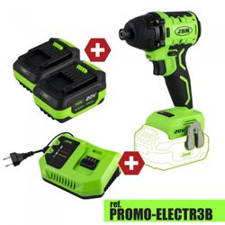 *PROM. ELECTRICA: ATORNILLADOR IMPACTO60005+2BAT.+ 1 CARG.DE REGALO