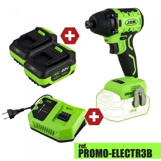 *PROM. ELECTRICA: ATORNILLADOR IMPACTO60005+2BAT.+ 1 CARG.DE REGALO