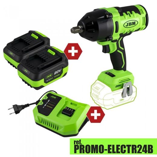*PROMO ELECTRICA: LLAVE IMPACTO 60036 + 2 BATERIAS Y 1 CARGADOR DE REGALO