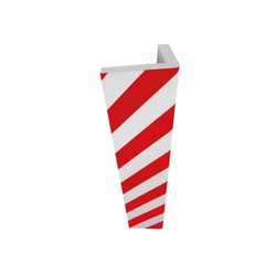 PROTECTOR DE ANGULO PU7325RB - ROJO/BLANCO 750X150X150X25MM