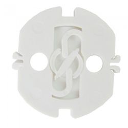 PROTECTOR ENCHUFE PLANO SCHUKO (100UN)