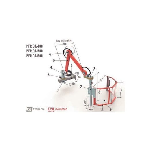 PROTECTOR FRESADORA PFR 04/500