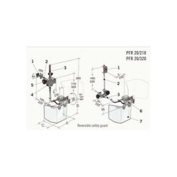 PROTECTOR FRESADORA/TALADRO PFR 20/320