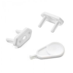 PROTECTOR PARA ENCHUFE BLANCO