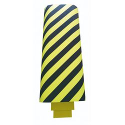 PROTECTOR PARA RACK PUX1500 - AMARILLO/NEGRO 1000X300X120MM