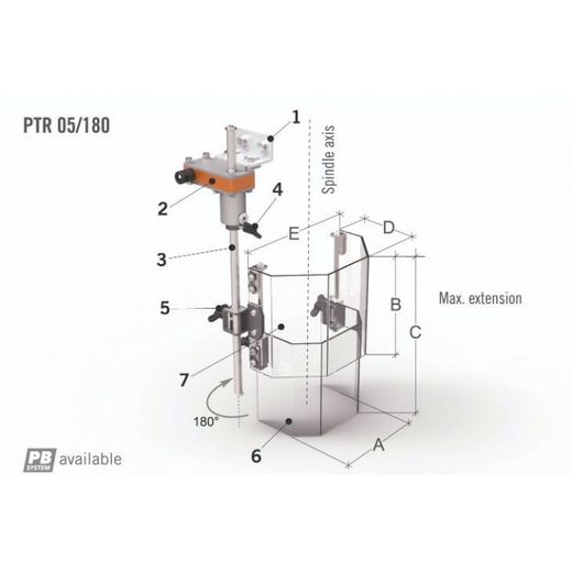 PROTECTOR TALADRO REGULABLE PTR 05/180