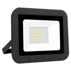 PROYECTOR LED PLANO NEGRO 20W.CALIDA
