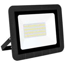 PROYECTOR LED PLANO NEGRO 30W.CALIDA