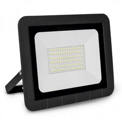 PROYECTOR LED PLANO NEGRO 50W.CALIDA