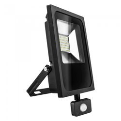 PROYECTOR LED SENSOR NEGRO 30W.CALIDA