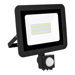 PROYECTOR LED SENSOR PLANO NEGRO 30W.F
