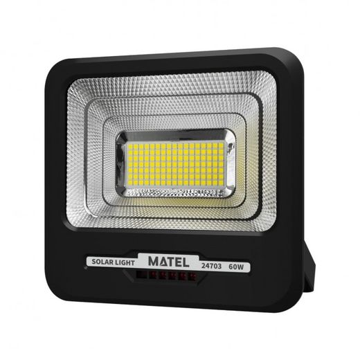PROYECTOR LED SOLAR NEGRO 5AÑOS 60W.FRI