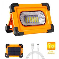 PROYECTOR LED SOLAR PORTATIL BATERIA POWERBANK 30W