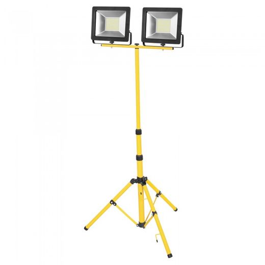 PROYECTOR LED TRIPODE 5MT.2X50W.FRIA