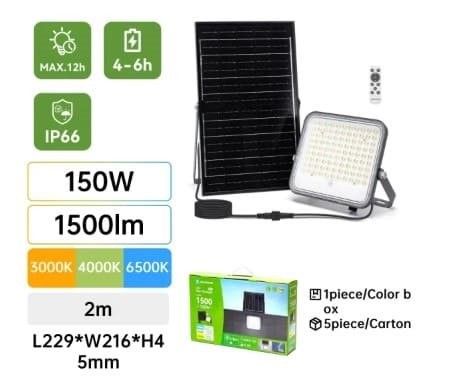 PROYECTOR SOLAR 2M 150W CCT