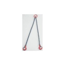 PULPO 2 RAMALES CADENA ALTA RESISTENCIA G80 DE 5/16" X 1500 MM CON GANCHOS CLS 7-8/8 Y ANILLA A-18