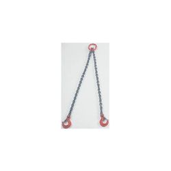 PULPO 2 RAMALES CADENA A.R. GRADO 80º DE 5/16"X4MTS C/GANCHOS Y ANILLA A-18 C.T. 0-451 2800KG