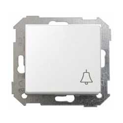 PULSADOR CAMPANA BLANCO