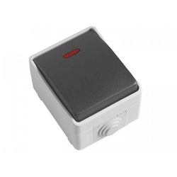PULSADOR ESTANCO IP54 3641 GRIS (D)