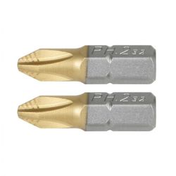 PUNTAS 25MM.TITANIUM PHILLIPS Nº1 JGO.2