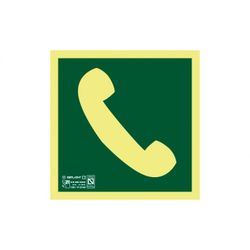 PVC 1,1 CLASE B 210*210 MM TELÉFONO DE SOCORRO