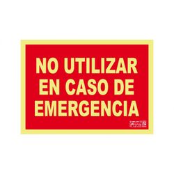 PVC 2 230*340 MM NO UTILIZAR EN CASO DE EMERGENCIA