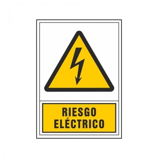 PVC ADHESIVO 125*170MM RIESGO ELECTRICO