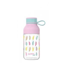 QUOKKA KIDS BOTELLA TIRANTE CON COLGADOR FEATHERS 430 ML