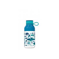 QUOKKA KIDS BOTELLA TIRANTE CON COLGADOR SEA ANIMAL 430 ML
