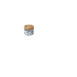 QUOKKA RECIPIENTE COMIDA CRISTAL CON FUNDA DE SILICONA BLUE NATURE 500 ML