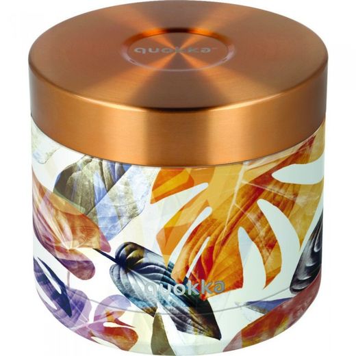 QUOKKA RECIPIENTE COMIDA TERMICO ACERO INOXIDABLE AUTUMN GRANDE 604 ML