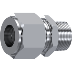RACOR RECTO ROSCA CÓNICA BSPT Ø 6 1/4" -- SS TRALE LOK