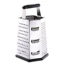 RALLADOR 6 LADOS INOX.MANGO ABS