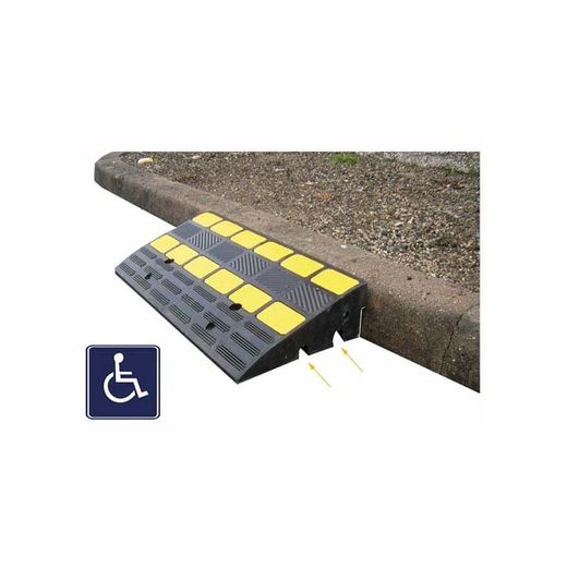 RAMPA DE CAUCHO RR100 - 600X300X100MM