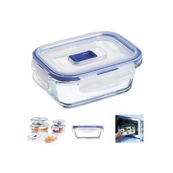 RECIPIENTE CRISTAL RECTANGULAR HERMETICO 38CL.