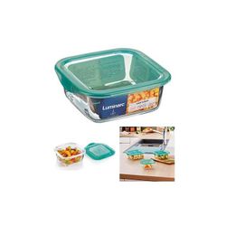 RECIPIENTE VIDRIO CUADRADO 10X5,4CMS 38CL.