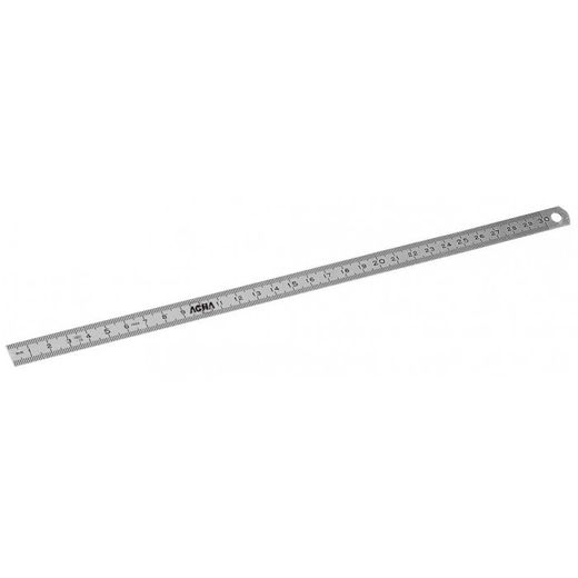 REGLA FLEXIBLE DE ACERO INOX. 300X13X0,5MM