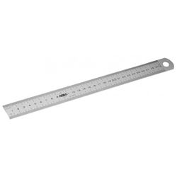 REGLA SEMI-RIGIDA DE ACERO INOX.  300X30X1MM