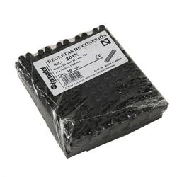 REGLETA CONEXION 2,5 MM NEGRA 12 ELEMEN