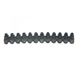 REGLETA CONEXION NEGRA 6 MM. 5A.
