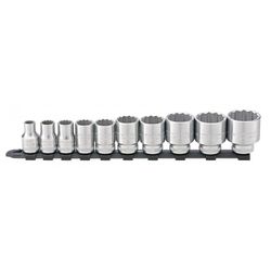 REGLETA DE CLIP DE LLAVES DE VASO 1/2 PULGADA EQUIPADO 12918/10-50