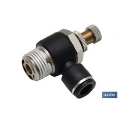 REGULADOR CONICO UNIDIRECCIONAL PARA CILINDRO T-10 R-3/8