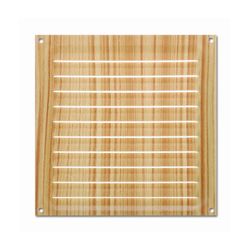REJILLA 15X15CM MADERA PINO