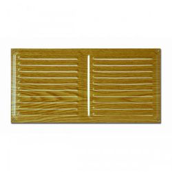 REJILLA 15X30CM MADERA CLARA