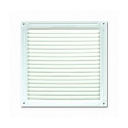 REJILLA 18X18CM 19 ABERTURAS ADHESIVA LACADO BLANCO
