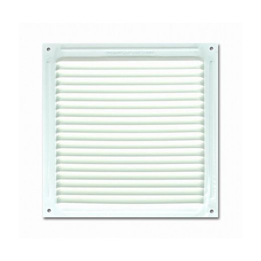 REJILLA 18X18CM 19 ABERTURAS ADHESIVA LACADO BLANCO