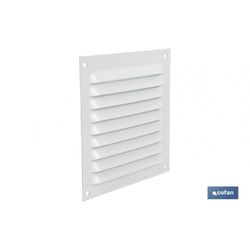 REJILLA DE VENTILACION ALUMINIO BLANCO 25 X 25 CM