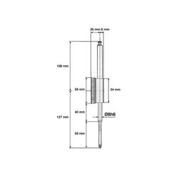 RELOJ COMPARADOR PROFE.50MM 0.01MM