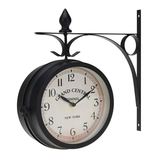 RELOJ ESTACION METAL 33CM